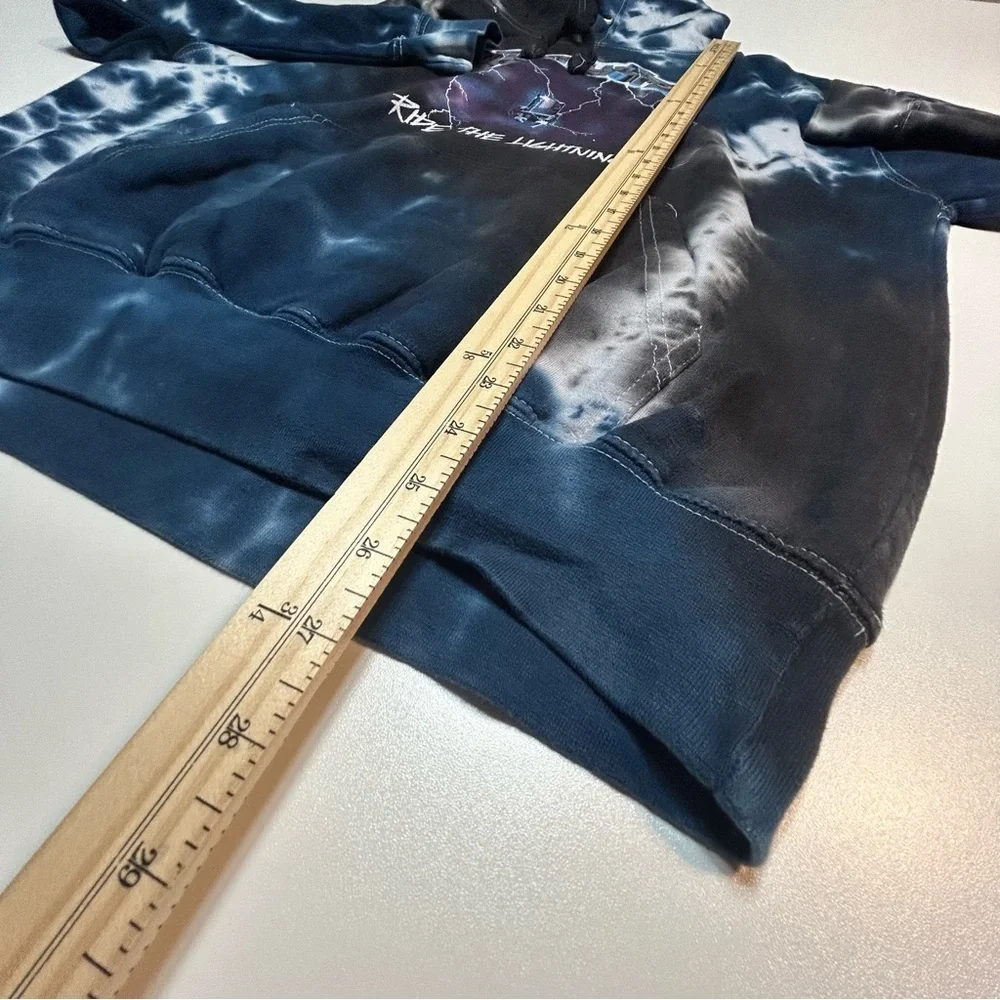 Metallica Ride The Lightning Blue Tie-Dye Pullover Hoodie - Picture 5 of 5